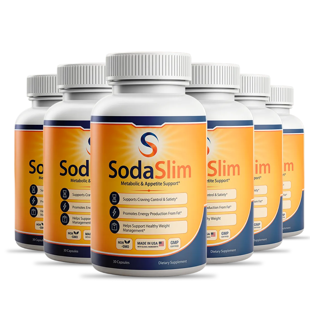 SodaSlim six bottle package