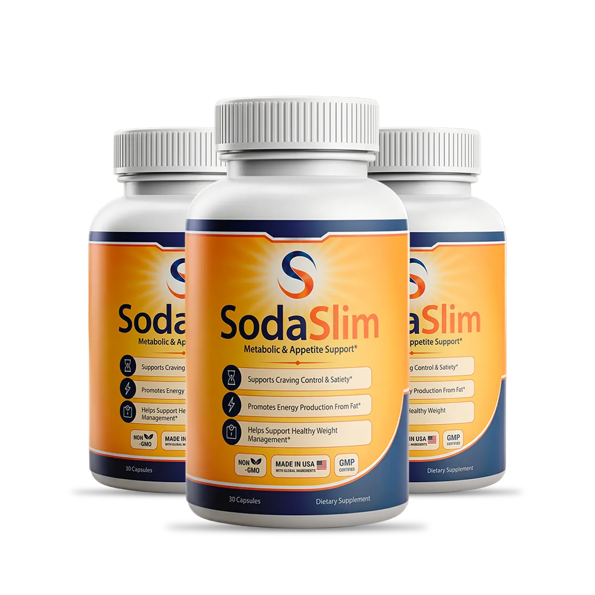 SodaSlim three bottle package